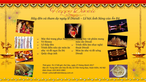 Lễ hội Ánh sáng Diwali tại Hà Nội