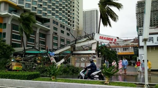 Thành phố Du lịch Nha Trang thê thảm sau bão Damrey