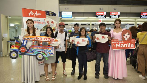 AirAsia mở chuyến bay thẳng đầu tiên từ TP.HCM đến Manila