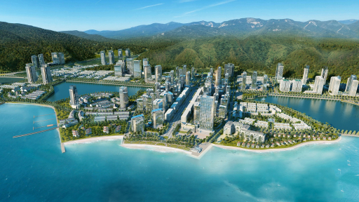 Halong Marina thành phố sôi động bên bờ vịnh