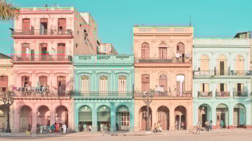 Một Havana mộng mơ màu pastel