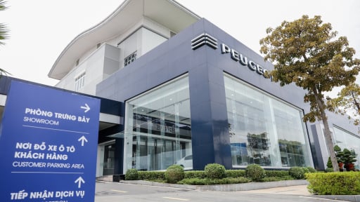 Peugeot mở rộng hệ thống showroom