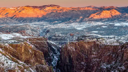 Colorado Springs mùa tuyết rơi
