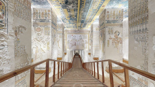 Chuyến tham quan ảo vào lăng mộ Pharaoh