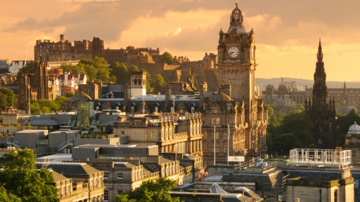 Mùa thu ở xứ Edinburgh, bức tranh cổ tích giữa lòng châu Âu