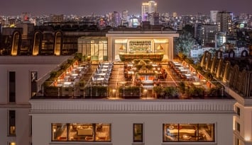 Rooftop bar Mai Sky: “Chạm” vào trời đêm thành phố