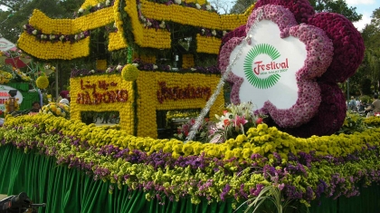 Festival hoa Đà Lạt diễn ra vào tháng 12
