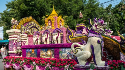 Rực rỡ lễ hội hoa tại Chiang Mai