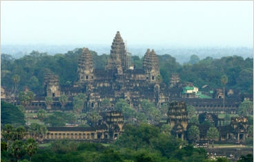 Angkor wat hùng vĩ hơn khi nhìn từ khinh khí cầu