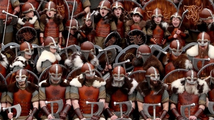 Độc đáo lễ hội lửa Viking ở Scotland