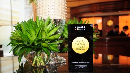 Sherwood Residence nhận giải thưởng vàng Gold Circle của Agoda