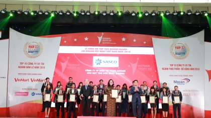 SASCO nhận giải thưởng uy tín 2018