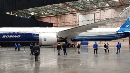 Boeing 777X nhắm đến chuyến bay đầu tiên
