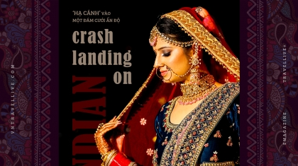 'Hạ cánh' vào một đám cưới Ấn Độ
