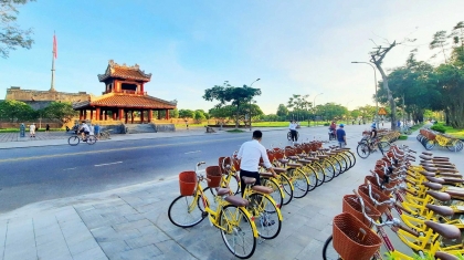 Thừa Thiên Huế triển khai hệ thống xe đạp công cộng