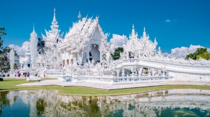 Ngôi chùa màu trắng 'độc nhất vô nhị' ở Thái Lan