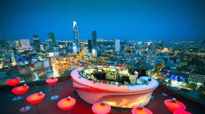 Ngắm nhìn Sài Gòn về đêm trên các Sky Bars