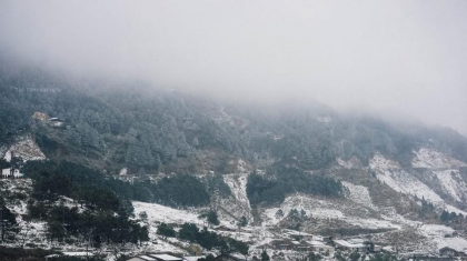 Lạng Sơn có nơi âm độ, Yên Bái băng tuyết dày đặc