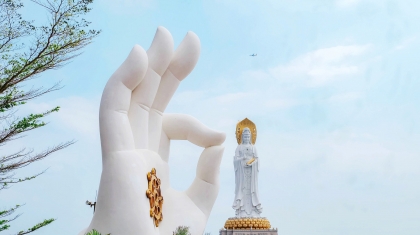 Chiêm ngưỡng tượng Quán Âm Nam Hải lớn nhất thế giới tại Hải Nam, Trung Quốc