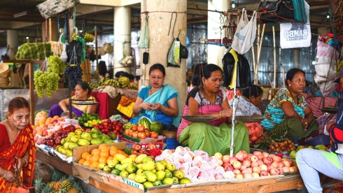 Khu chợ chỉ dành cho phụ nữ ở Ấn Độ