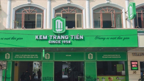 Kem Tràng Tiền khoe diện mạo mới