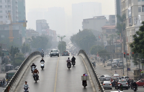 Ô nhiễm không khí báo động tại Hà Nội