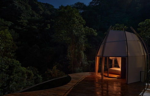 Những túp lều Coco trong rừng Costa Rica