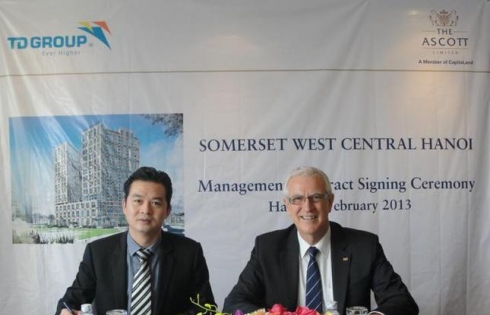 Ascott ký hợp đồng quản lý căn hộ thứ 5 tại Hà Nội
