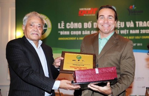 Sân Golf Đà Nẵng đạt danh hiệu 'Sân Golf tốt nhất Việt Nam năm 2012-2013'