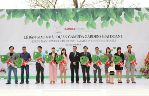 Biệt thự song lập Gamuda Gardens có giá từ 55 triệu đồng/m2