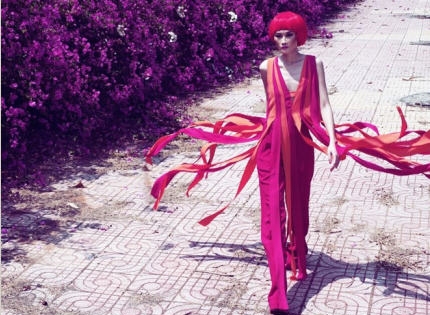 Xu hướng “color block” cho thời trang Việt mùa hè 2014