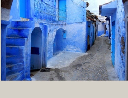 Lạc vào mê cung màu xanh kỳ lạ ở Morocco