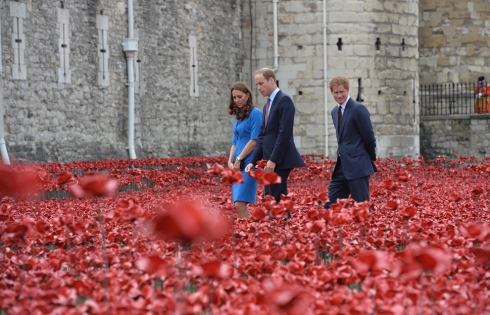 Hoàng gia Anh tham dự Triển lãm “Tưởng niệm chiến tranh thế giới thứ 1”