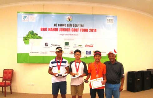 Giải thi đấu BRG Hanoi Junior Tour lần thứ 4 thu hút nhiều golf thủ trẻ tham gia