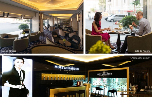 Champagne corner và Café De L’opera – điểm hẹn mới tại Caravelle Saigon