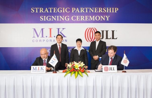 Tập đoàn M.I.K hợp tác cùng Tập đoàn tư vấn Bất động sản toàn cầu Jones Lang Lasalle