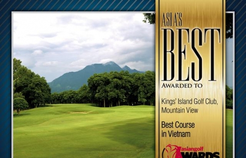 BRG Kings’ Island Golf Resort liên tiếp nhận giải thưởng “Sân gôn tốt nhất Việt Nam'