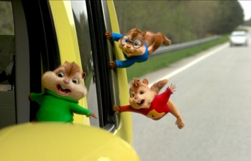 Bộ ba sóc chuột trong 'Alvin and the Chipmunks' tung clip nhảy hài hước 
