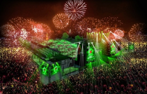 Đón năm mới với 'Heineken Countdown Party​'
