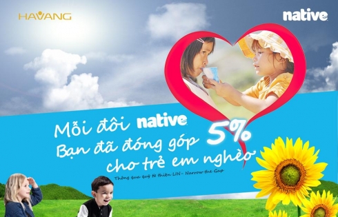 Native with Children – Thương hiệu giày Native đồng hành cùng trẻ em Việt