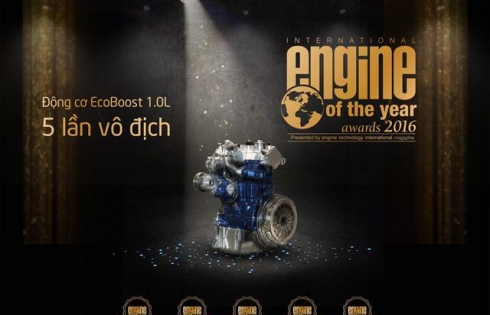 Động cơ EcoBoost 1.0L của Ford nhận giải thưởng ‘Động cơ nhỏ tốt nhất’