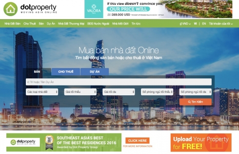 DOT PROPERTY – Cổng thông tin bất động sản nóng nhất châu Á 