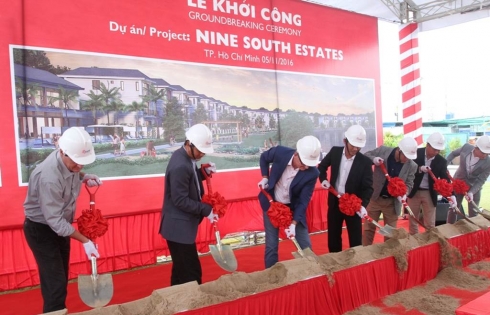 Khởi công xây dựng khu biệt thự ven sông Nam Sài Gòn