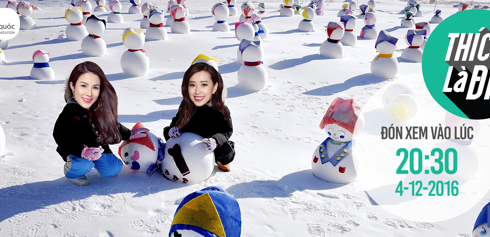 Khám phá mùa đông Hàn Quốc cùng chương trình giải trí #thíchlàđi
