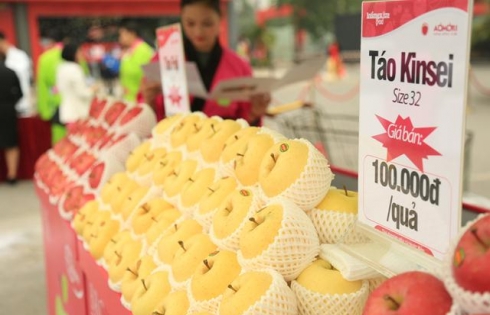 Intimex Việt Nam ra mắt thị trường táo Aomori Nhật Bản 