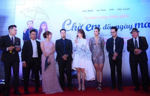 An Nguy, Lilly Nguyễn thu hút mọi ánh nhìn trong sự kiện công chiếu 'Chờ em đến ngày mai'