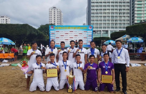 Đà Nẵng hai năm liên tiếp vô địch quốc gia giải bóng đá bãi biển