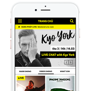 XONE FM nghe nhạc với ứng dụng mới dành cho điện thoại