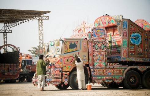 Xe tải leng keng ở Pakistan