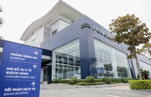 Peugeot mở rộng hệ thống showroom